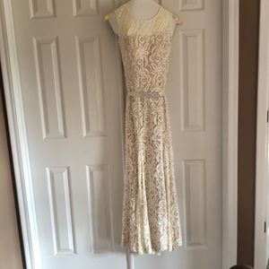 Ivory Camille lace dress